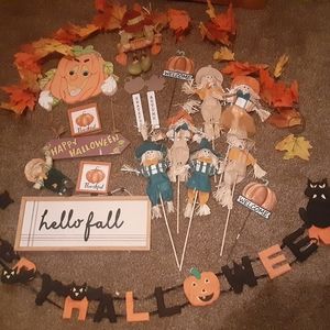 Autumn decorations lot
